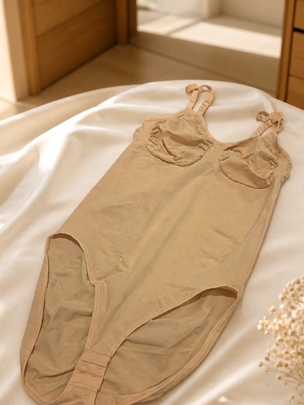 Nude Sculpting Bodysuit with Adjustable Straps